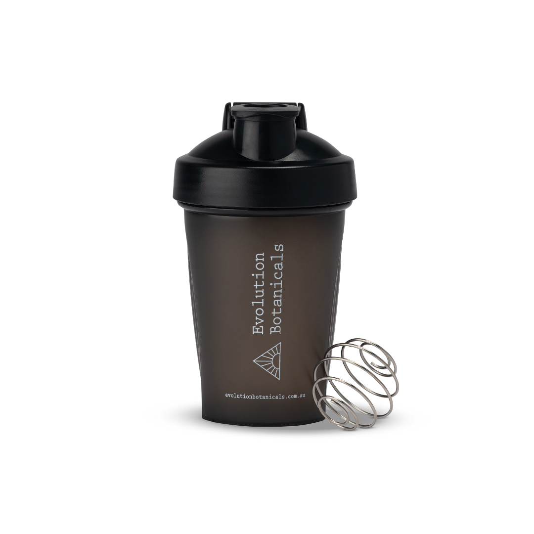 Evolution Botanicals Shaker 400ml Bottle with metal coil mixer