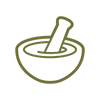 Icon of a pestle and mortar