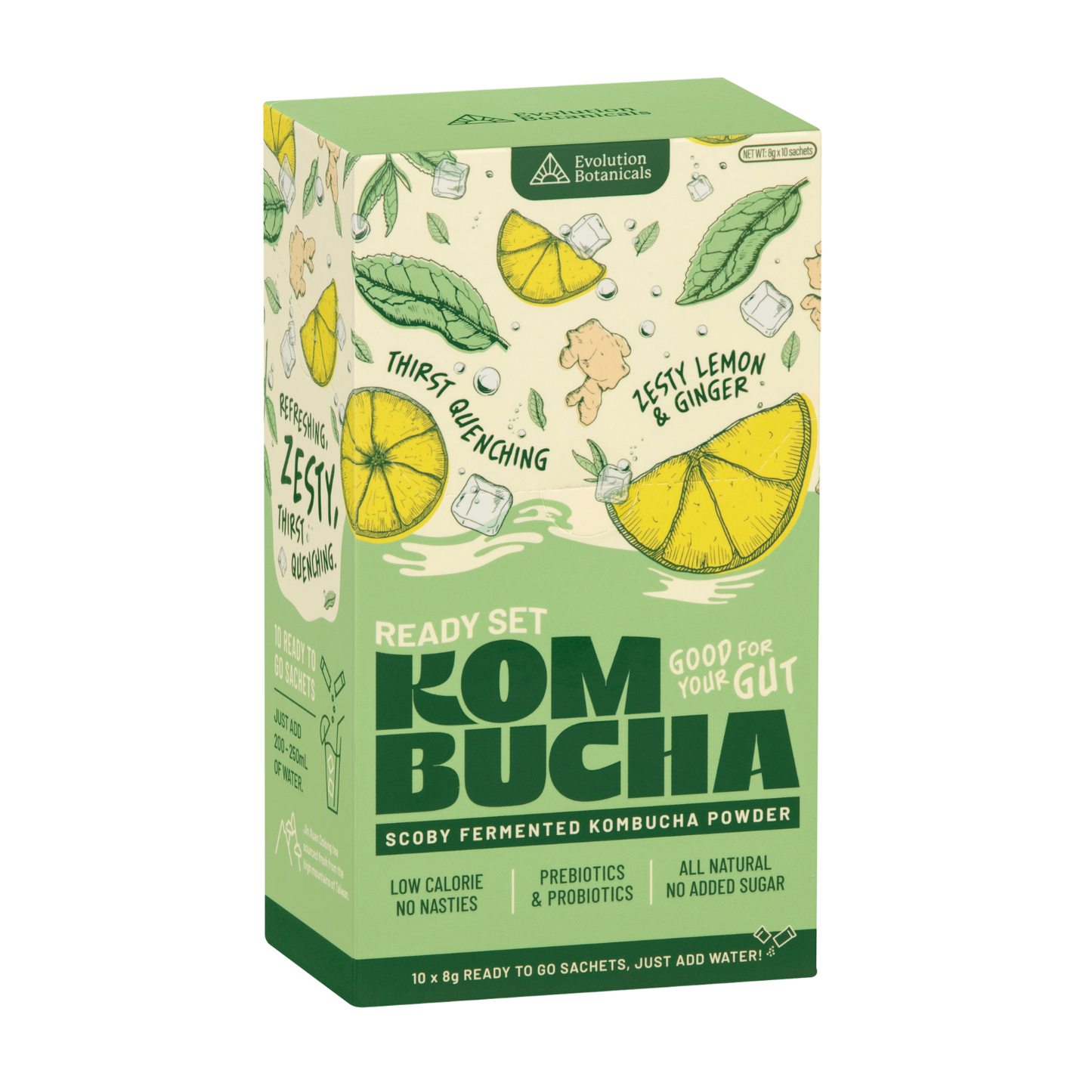Ready Set Kombucha Box Front