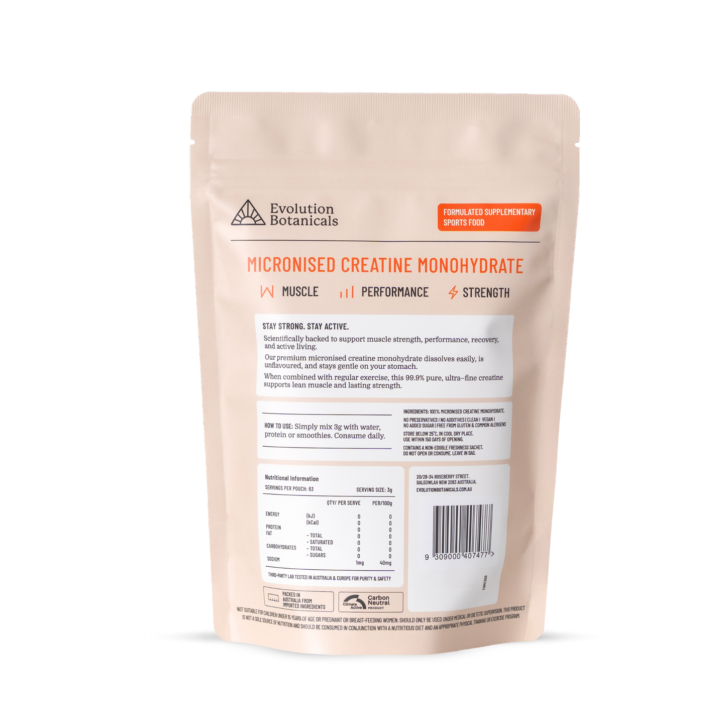 Micronised Creatine