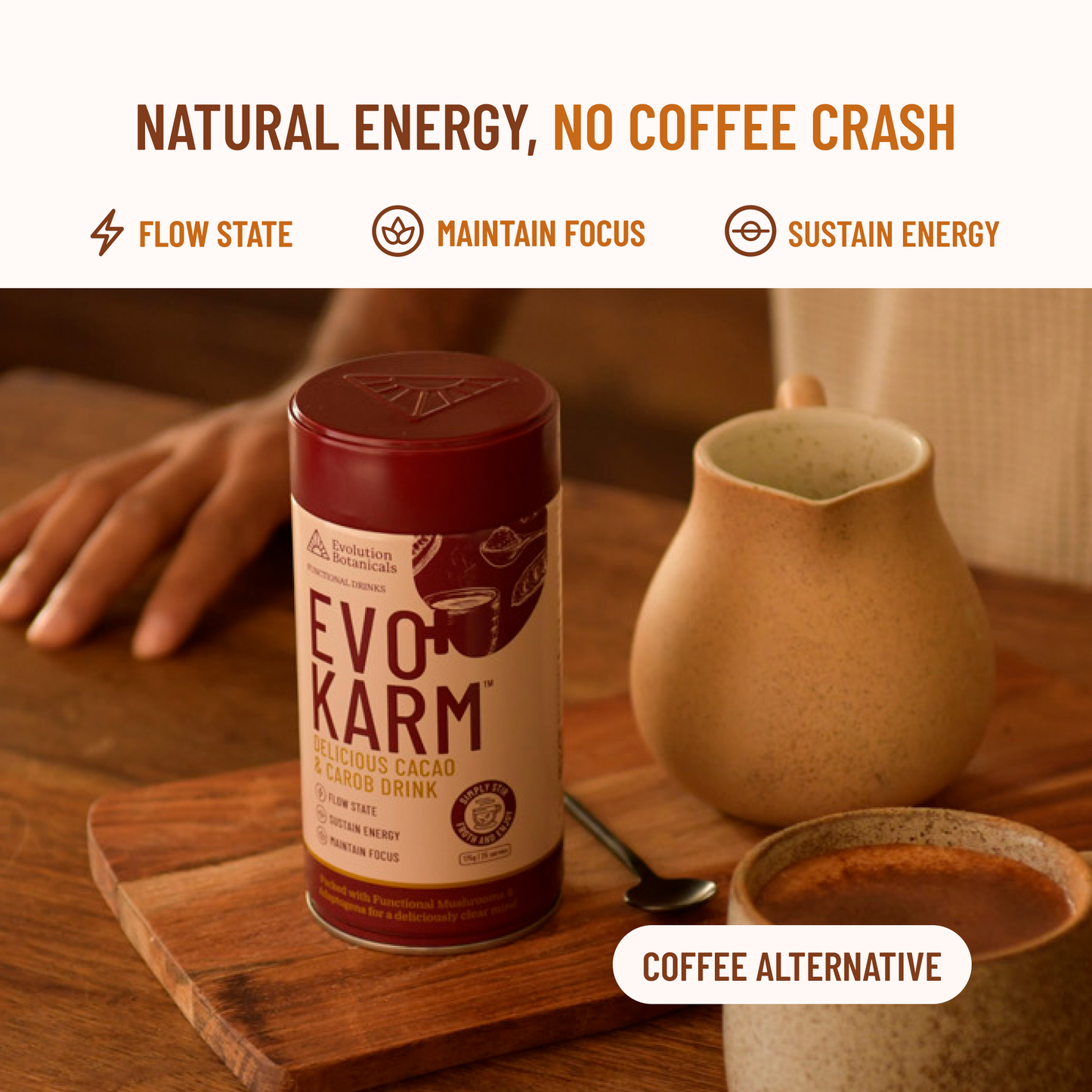 Evo Karm - Cacao & Carob Drink