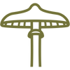 Icon of a mushroom stalk
