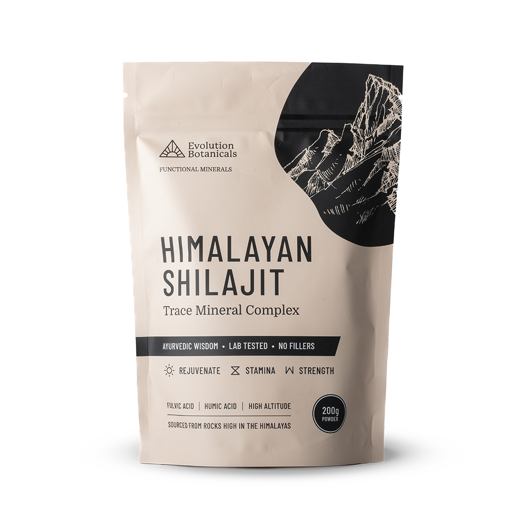 A 200g pouch of Himalayan Shilajit