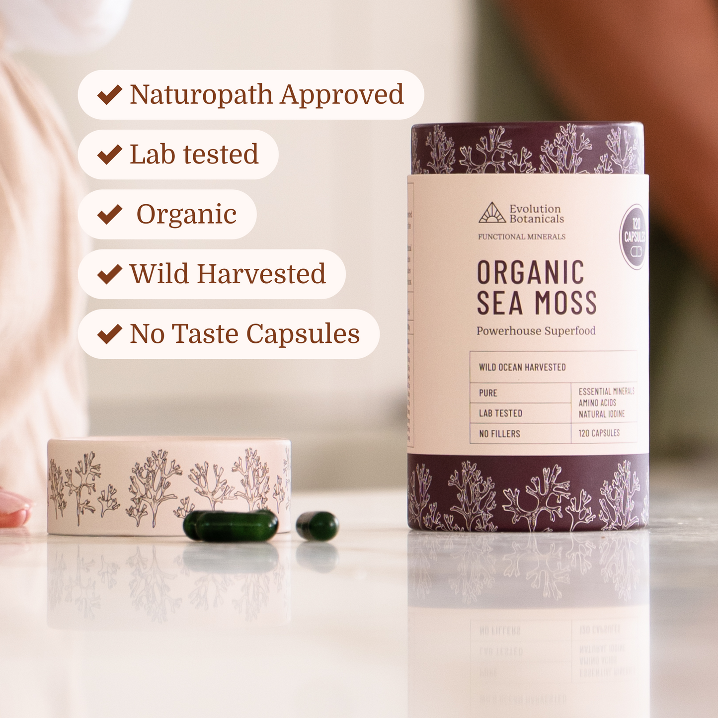 What sets evolution botanicals sea moss apart