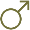 Icon of the male gender symbol