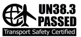 UN38.3 Passed - Transport Safety Certified