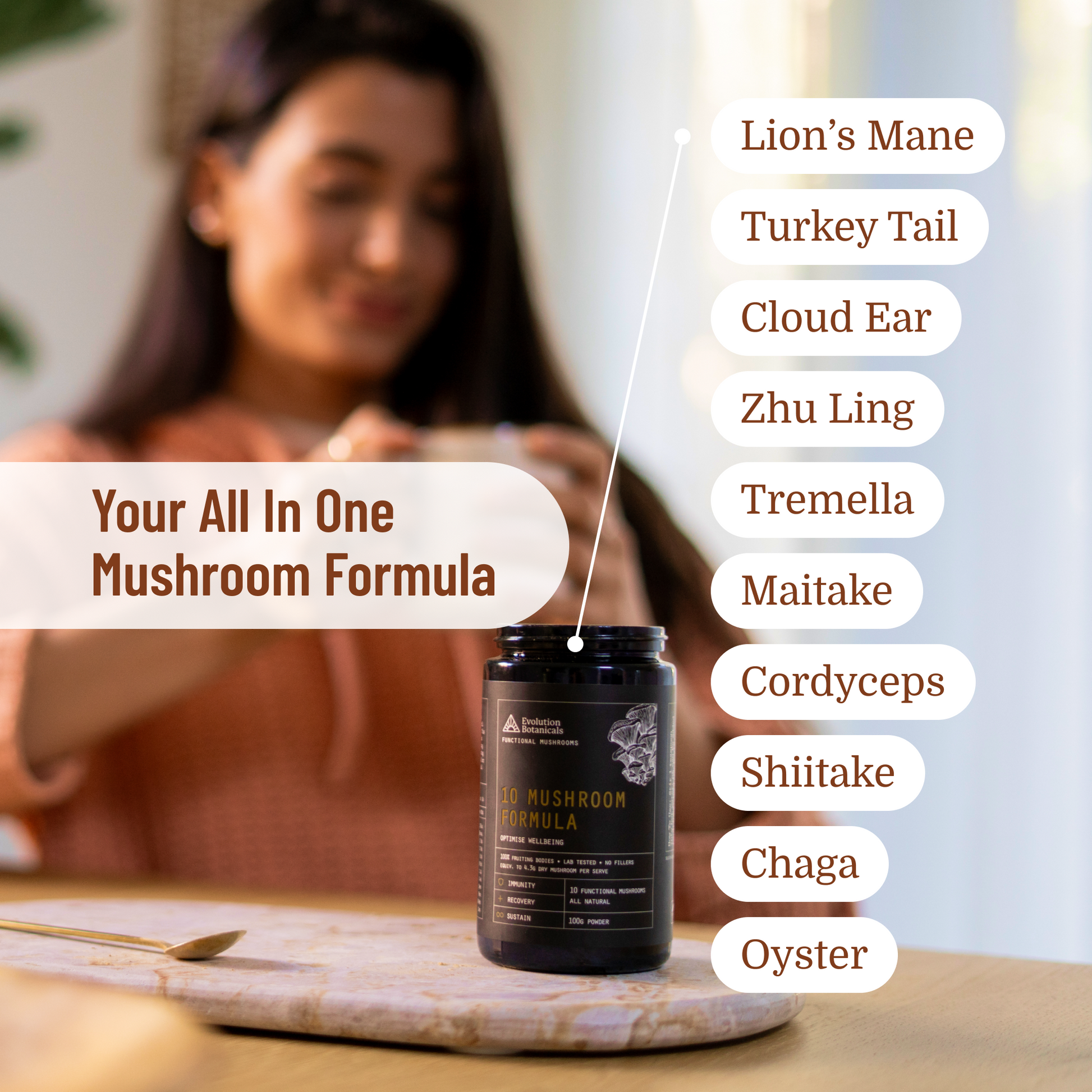 List Of Ten Mushroom Formula Ingredients 