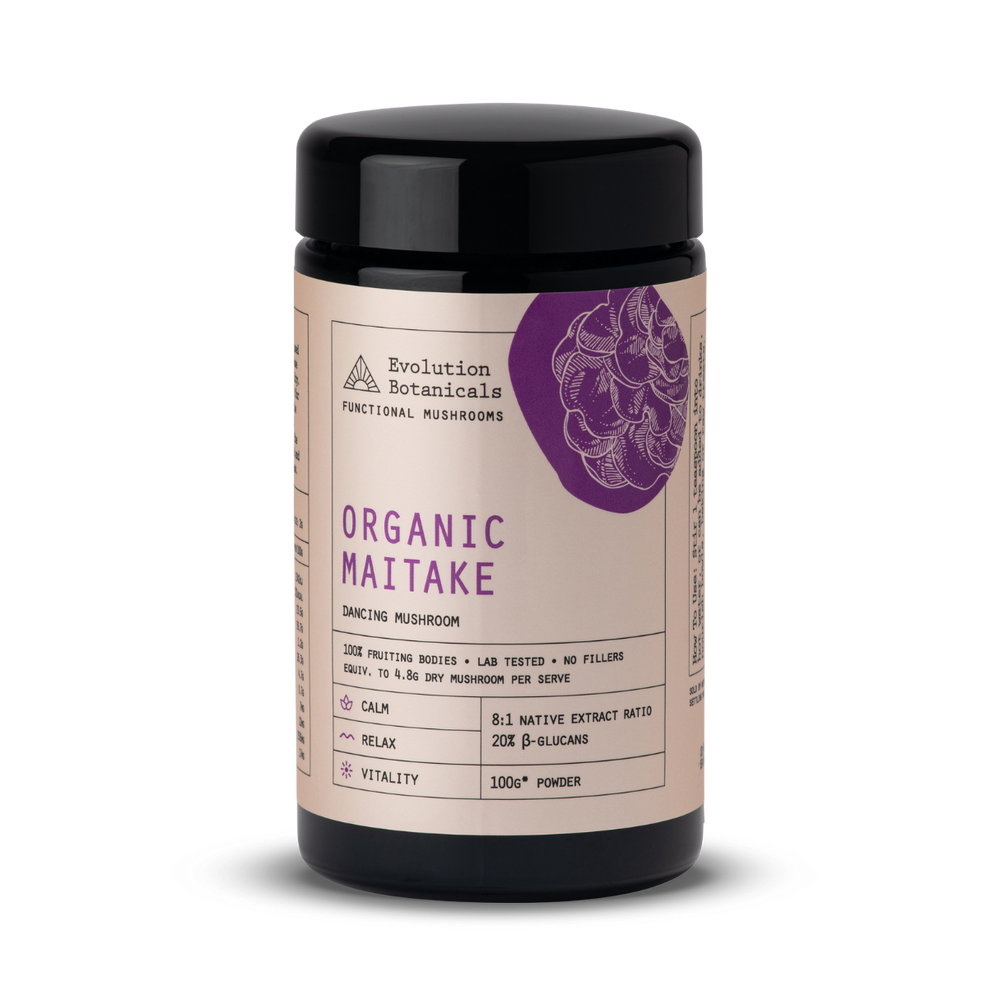 Organic Maitake Jar Front