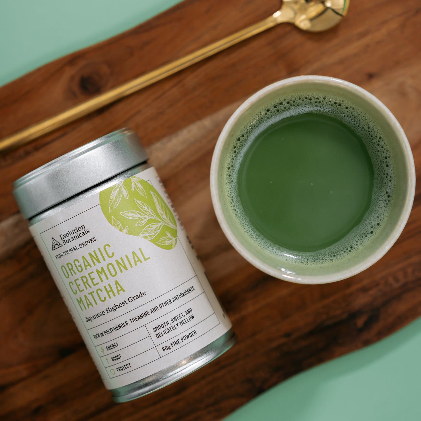 Lifestyle shot of Matcha 