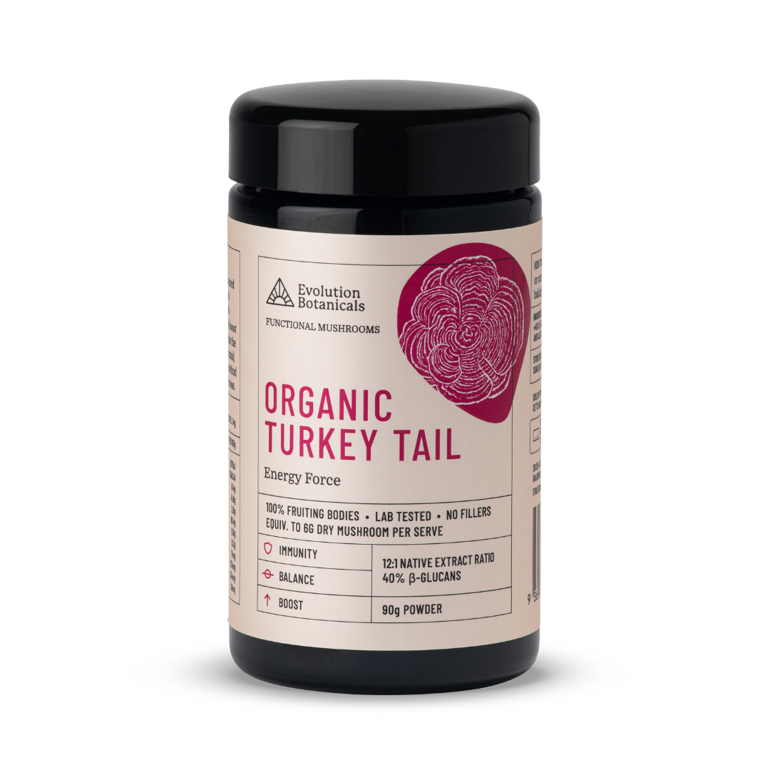 Organic Turkey Tail Jar Front