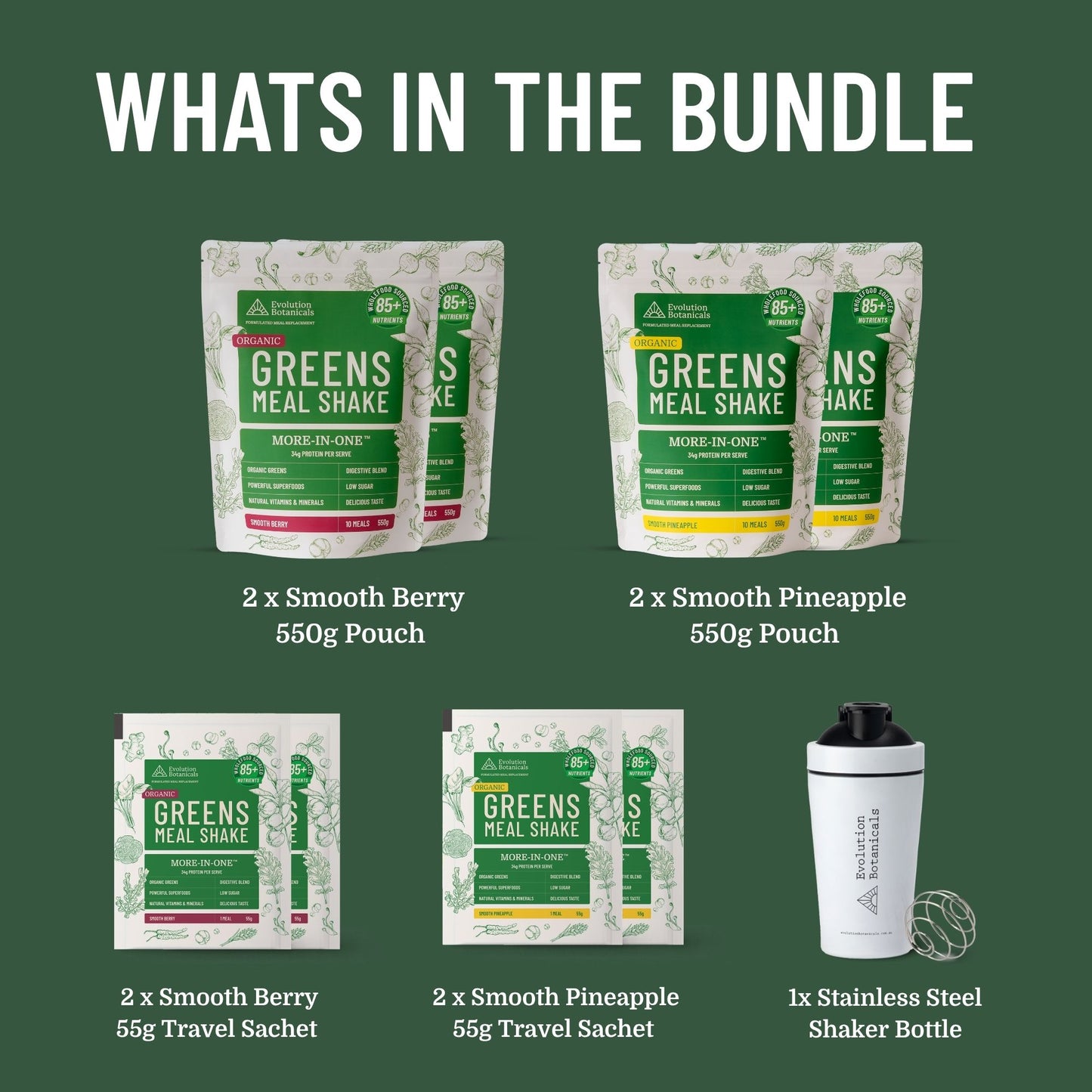 Ultimate Greens Meal Shake Bundle