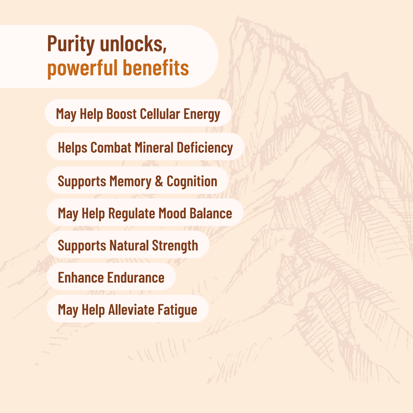 List of benefits of Shilajit 