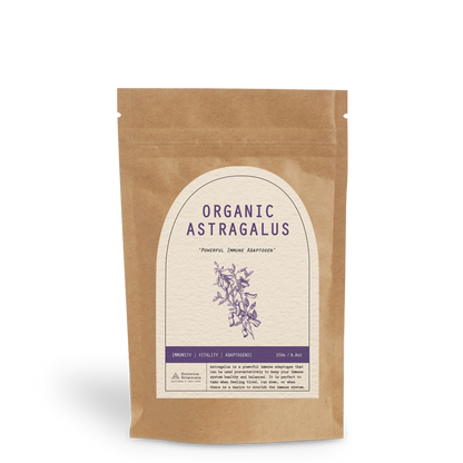 250g of Astragalus powder inside a resealable paper pouch