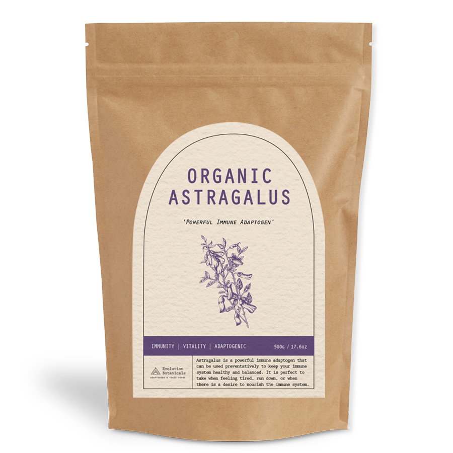 500g of Astragalus powder inside a resealable paper pouch